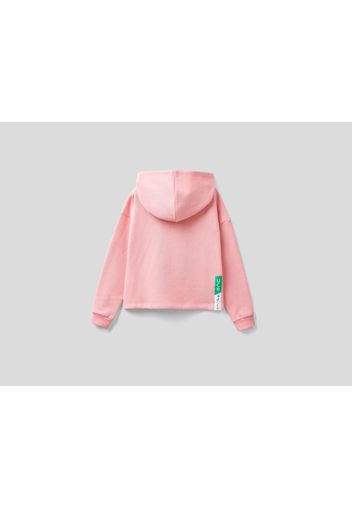 Benetton, Cropped-sweatshirt Mit Print Jccxucb, taglia , Pink, Kinder