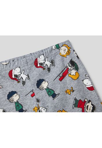 Benetton, Weihnachtlicher Snoopy-pyjama, taglia 90, Rot, Kinder