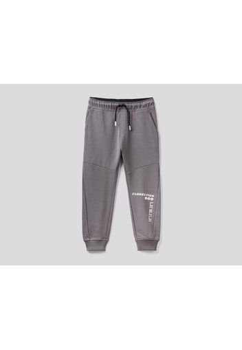 Benetton, Sporthose Aus Sweatstoff, taglia , Grau, Kinder