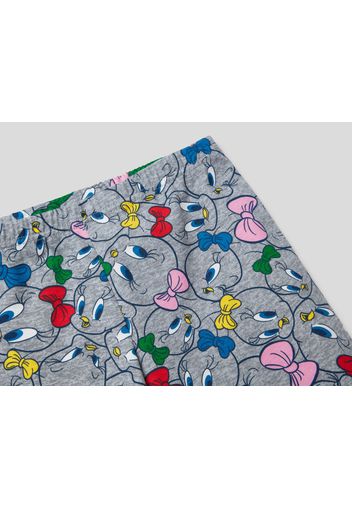 Benetton, Warmer Tweety Pyjama Mit Glitzer-print, taglia 90, Bunt, Kinder