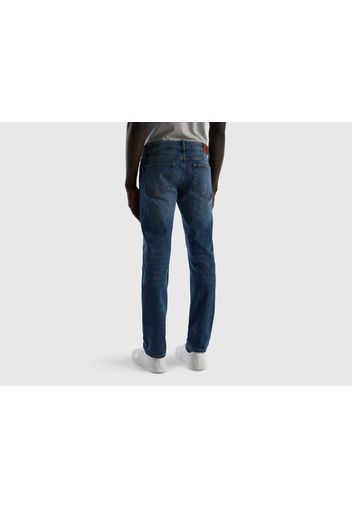 Benetton, Stretchige Slim Fit-jeans, taglia 29, Dunkelblau, male