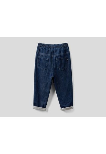 Benetton, Leichte Jogger Fit-jeans, taglia , Dunkelblau, Kinder