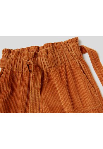 Benetton, Palazzohose Aus Samt, taglia , Orange, Kinder