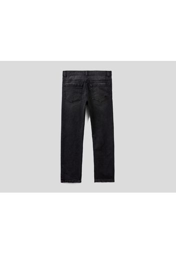 Benetton, Slim-fit-jeans &quot;eco-recycle&quot;, taglia , Schwarz, Kinder