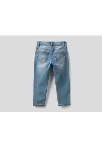 Benetton, Slim-fit-jeans &quot;eco-recycle&quot;, taglia , Blassblau, Kinder