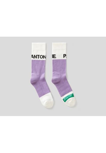 Benetton, Socken In Flieder Benettonxpantone™, taglia 42-46, Flieder, Damen