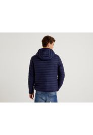 Benetton, Wattierte Slim Fit-daunenjacke, taglia XXL, Dunkelblau, Herren