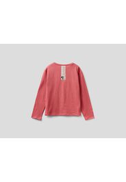 Benetton, Regular Fit-t-shirt Mafalda, taglia , Erdbeerrot, Kinder