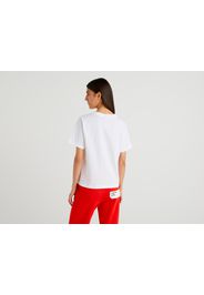 Benetton, T-shirt Benettonxpantone™, taglia L, Rot, Damen