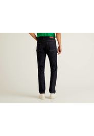 Benetton, Five-pocket-jeans Aus Stretchiger Baumwolle, taglia 29, Dunkelblau, Herren