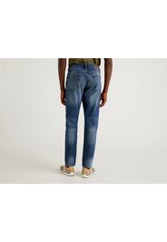 Benetton, Straight-leg-jeans In 100% Baumwolle, taglia 29, Dunkelblau, Herren