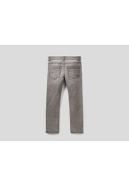 Benetton, Five-pocket-jeans Im Skinny-fit, taglia , Grau, Kinder