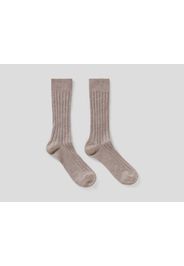 Benetton, Socken In Einer Cashmeremischung, taglia OS, Schwarz, Damen