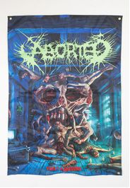 Aborted - Vault Of Horrors - Flagge - Blau - Onesize - 100% Polyester,Synthetik