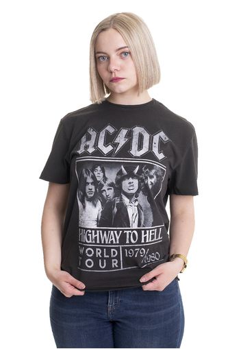 Ac/Dc - Highway To Hell Poster Charcoal - - T-Shirts