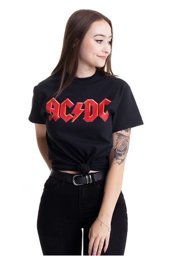 Ac/Dc - Red Logo - - T-Shirts