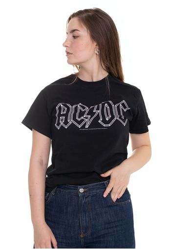 Ac/Dc - Outline Logo - - T-Shirts