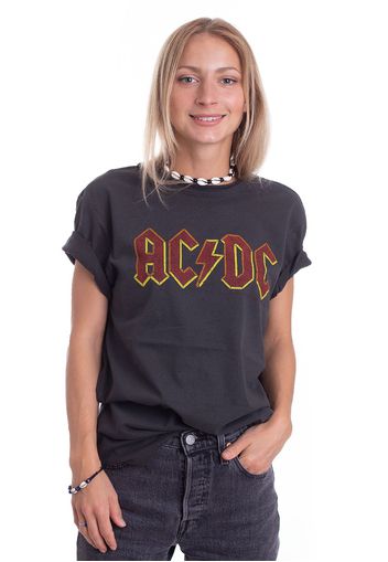 Ac/Dc - Logo Charcoal - - T-Shirts