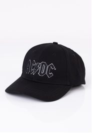 Ac/Dc - Black Logo - Cap - Schwarz - Onesize - 100% Baumwolle,Baumwolle
