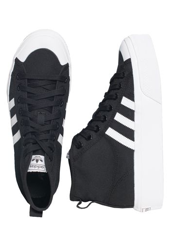 Adidas - Nizza Platform Mid Cblack/Ftwwht/Ftwwht - Skateschuhe