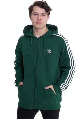 Adidas - 3 Stripes Fz Darkgreen - Zipper