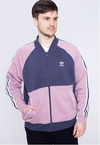 Adidas - Sst Fleece Shadow Navy/Magic Mauve - Jacken