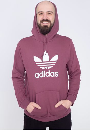 Adidas - Trefoil Quiet Crimson/White - Hoodies