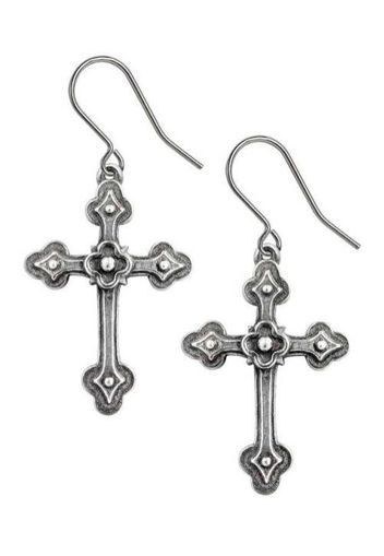 Alchemy England - Gothic Devotion Crosses Silver - Schmuck