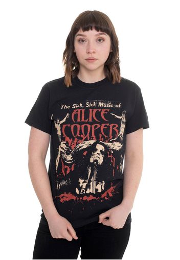 Alice Cooper - Sick Sick Music - - T-Shirts