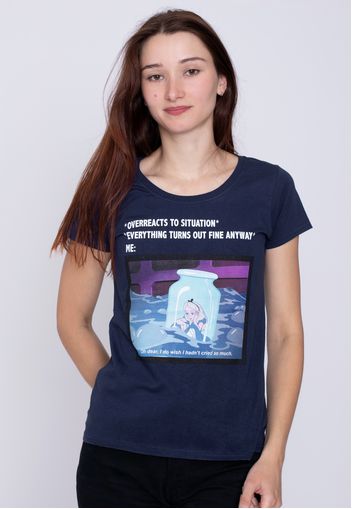 Alice In Wonderland - Women'S Anxiety Navy - Girlies