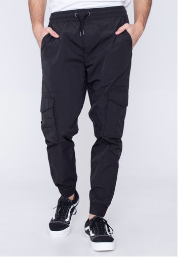 Alpha Industries - Nylon Cargo Jogger Black - Jogginghosen