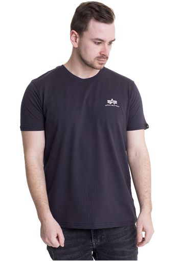 Alpha Industries - Basic Small Logo Iron Grey - - T-Shirts