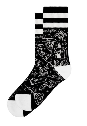 American Socks - Cowboy Mid High Black - Socken