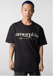 Amorphis - Borderland Logo - T-Shirt - Schwarz - S - 100% Baumwolle,Jersey