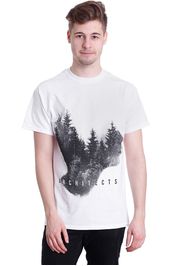 Architects - Forest White - T-Shirt - Weiß - L - 100% Baumwolle,Jersey