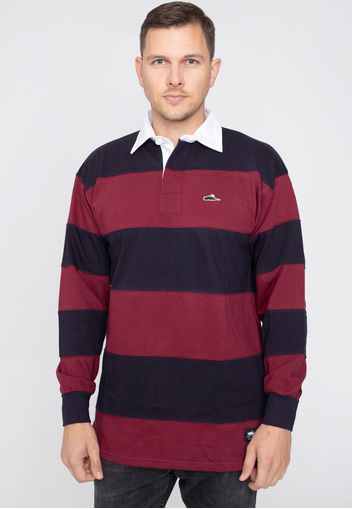 Atticus - Noel Rugby Navy/Burgundy - Longsleeves