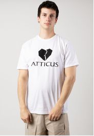 Atticus - Broken Heart White - T-Shirt - Weiß - L - 100% Baumwolle,Jersey