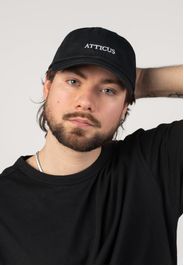 Atticus - Logo Black - Cap - Schwarz - Onesize - 100% Baumwolle