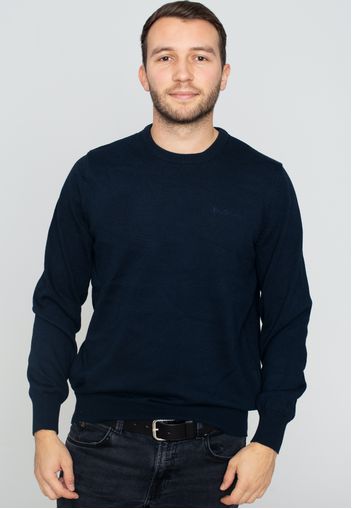 Ben Sherman - Signature Cotton Crew Dark Navy - Sweater