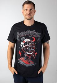 Bewitcher - Skull - T-Shirt - Schwarz - L - 100% Baumwolle,Jersey