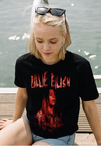 Billie Eilish - Spooky Logo - - T-Shirts