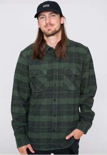 Brixton - Bowery Heavy Weight Forest Green - Hemden