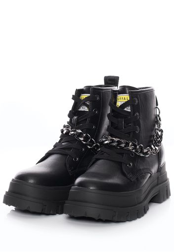 Buffalo - Aspha Chain Black/Silver Chain - Stiefel