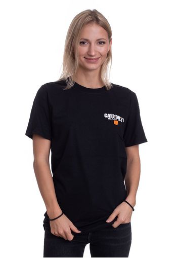 Call Of Duty - Black Ops 4 Back & Front Logo Black - - T-Shirts