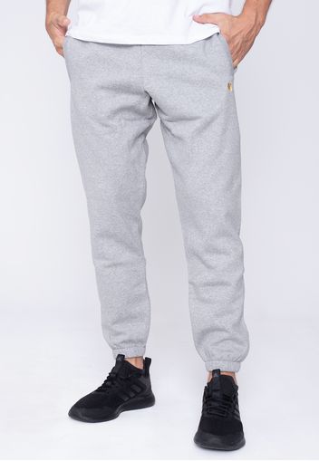 Carhartt Wip - Chase Grey Heather/Gold - Jogginghosen