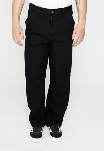 Carhartt Wip - Single Knee Rinsed Black - Hosen