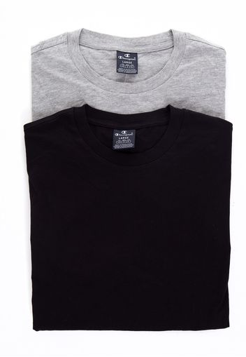 Champion - 2 Pack Crew-Neck Oxgm/Nbk - - T-Shirts