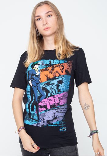 Cowboy Bebop - Characters Gradient - - T-Shirts