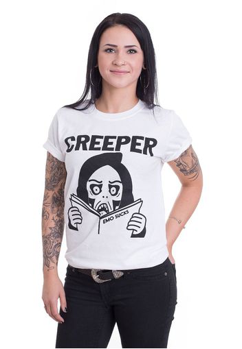 Creeper - Emo Sux White - - T-Shirts