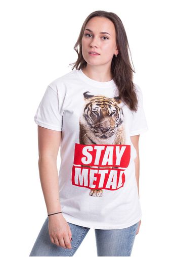 Dancitee - Tiger White - - T-Shirts